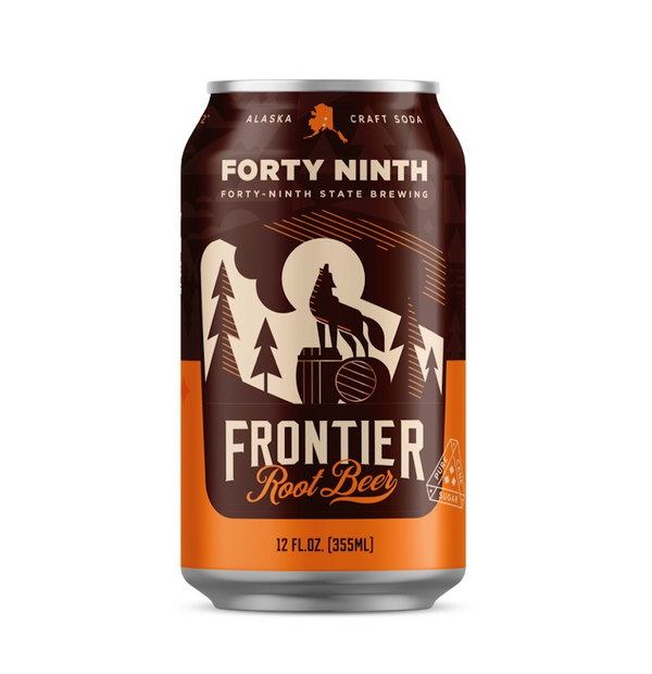 Soda Frontier Root Beer 6/4pk 12oz 49th State
