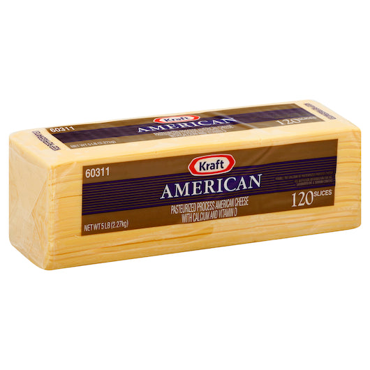 Cheese Sliced 120 American 4/5lb *** Special Order ***