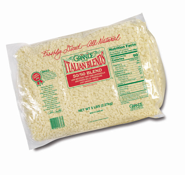 Grande 50/50 Blend Diced Part Skim Milk 6/5lbs