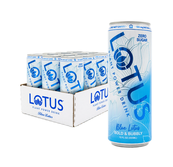 Lotus Blue Plant Power 12pk Zero Sugar