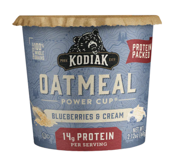 Oatmeal Cup Kodiak Cake Blueberry & Cream 12/2.12oz-1497- *** Special Order ***