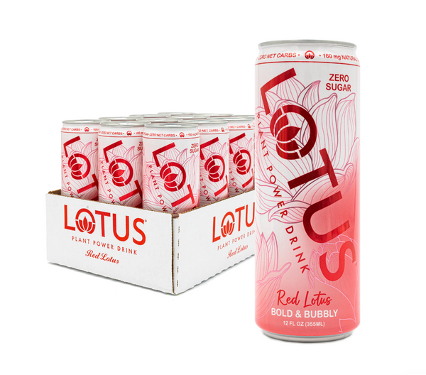Lotus Red Plant Power 12pk Zero Sugar
