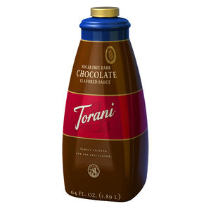 Torani Sugar Free Chocolate Sauce Dark 4/64oz *** Special Order ***