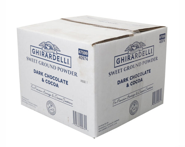 Ghirardelli Sweet Ground Dark Choc & Cocoa 25lb 40974