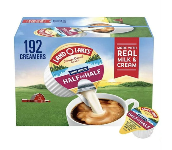 Creamer Half & Half Shelf Stable 192/9ml (Mini Moo)