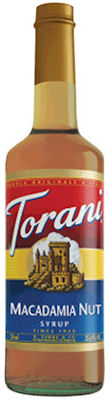 Torani Macadamia Nut 12/750ml