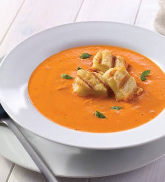 Soup Tomato Basil Bisque 4/4lb Campbell