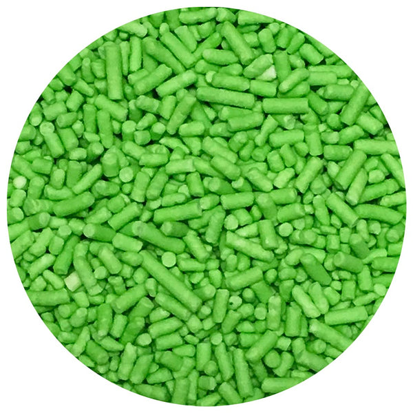 Sprinkles Lime Green Decorettes 6lbs *** Special Order ***