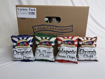 Chips Variety Pack 72/1oz (AK, Grizzly, Volcano, Chilkoot)