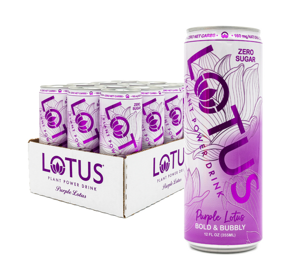 Lotus Purple Plant Power 12pk Zero Sugar