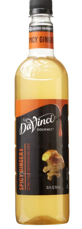 DaVinci Spicy Ginger Syrup 4/750ml *** Special Order ***