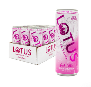 Lotus Pink Plant Power 12pk Zero Sugar