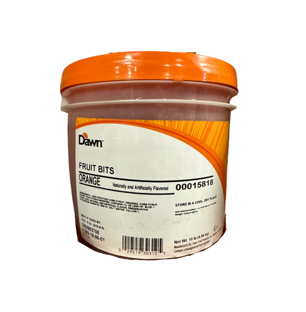 Icing Fruit Bit Orange 10lb *** Special Order ***