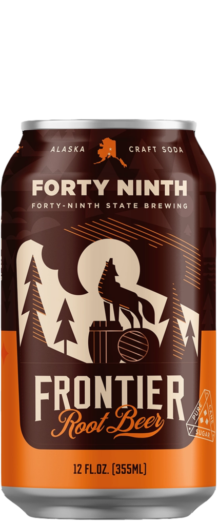 Soda Frontier Root Beer 6/4pk 12oz 49th State