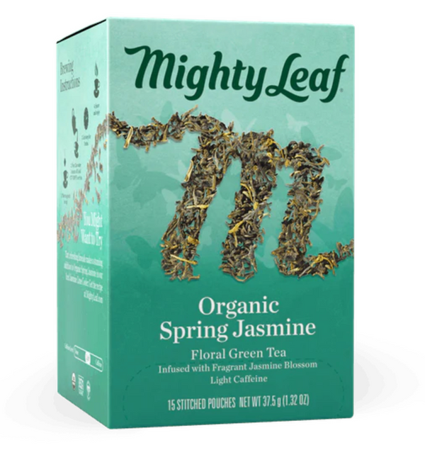 Tea Spring Jasmine Organic 6/15ct Mighty Leaf *** Special Order ***