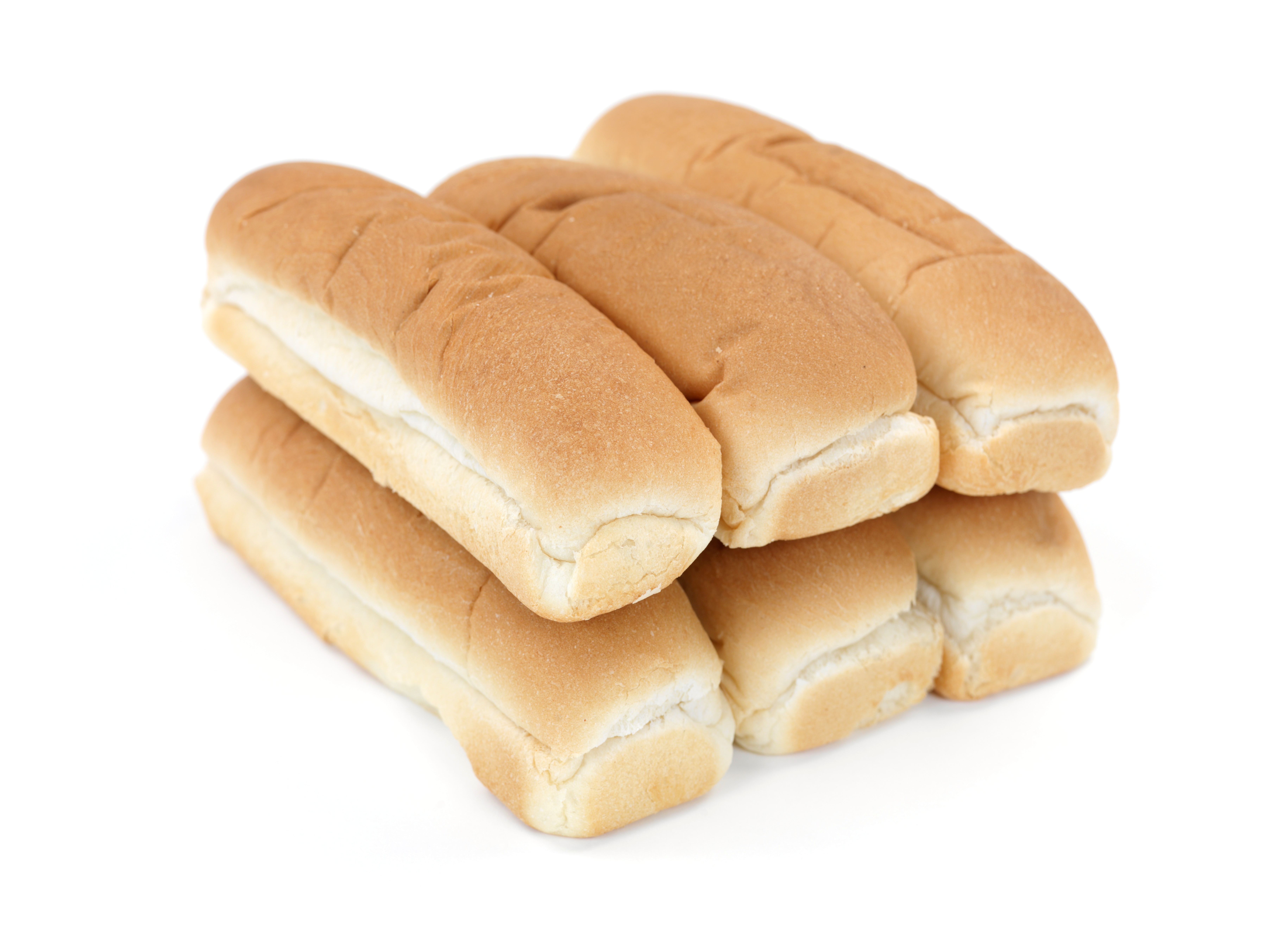 Hot Dog Buns Plain 10in. 6/12ct - Sold by EA