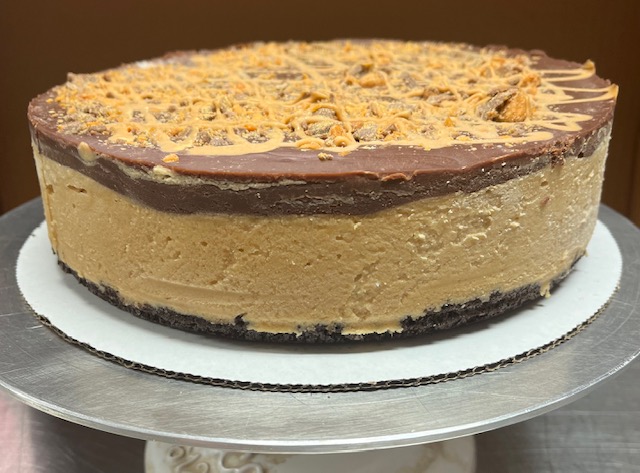 Cheesecake Peanut Butter Pie 12 slice Kastle's Kreations PB - Sold by PACK