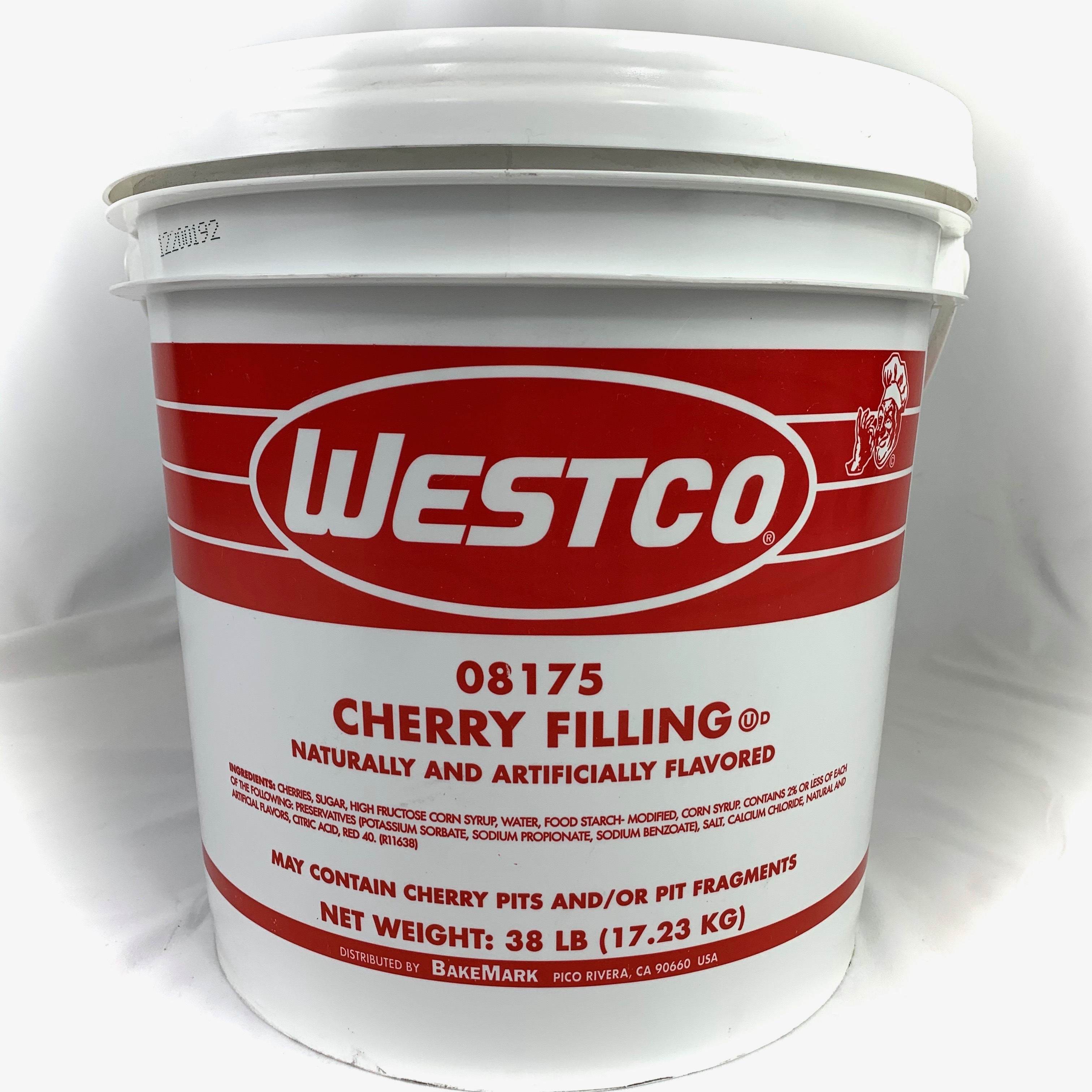 Filling Cherry P.Q. 38lb Pail - Sold by PACK