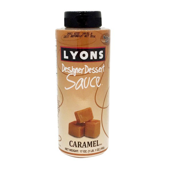 Topping Caramel 12/17oz Lyons - Sold by EA - Click Image to Close