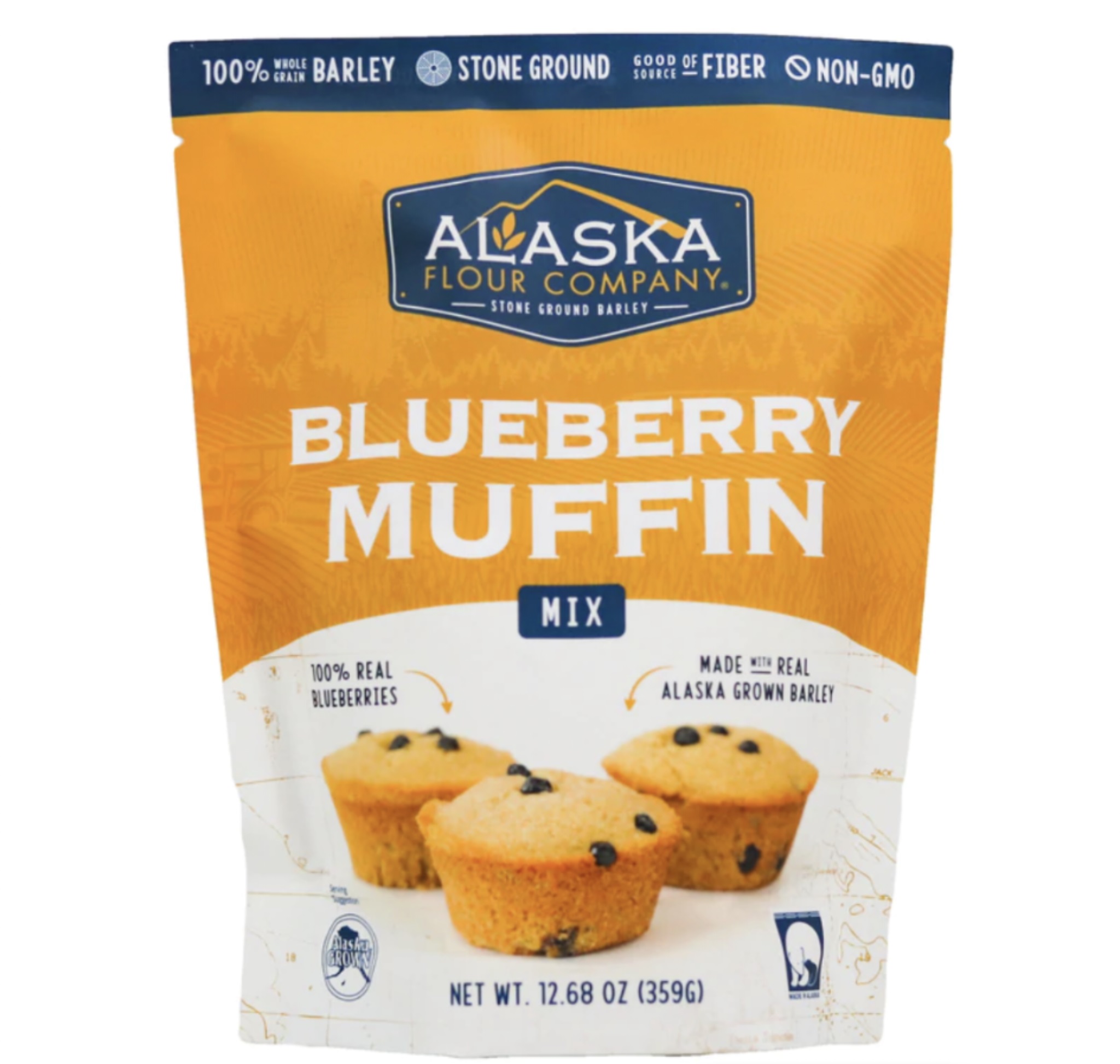 Muffin Mix Blueberry 6/5lb AK Flour Company - Sold by EA - Click Image to Close