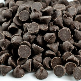 Chips Bittersweet Chocolate 63% 900ct 25lb Guittard - Sold by PACK