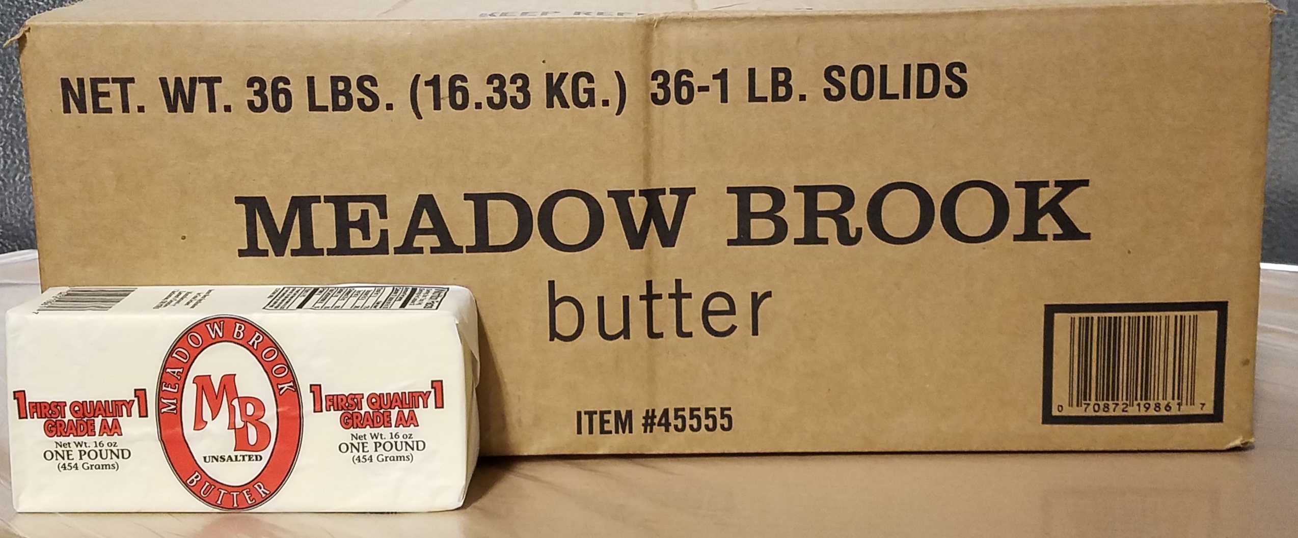 Butter Prints Unsalted 36/1lb - Sold by PACK
