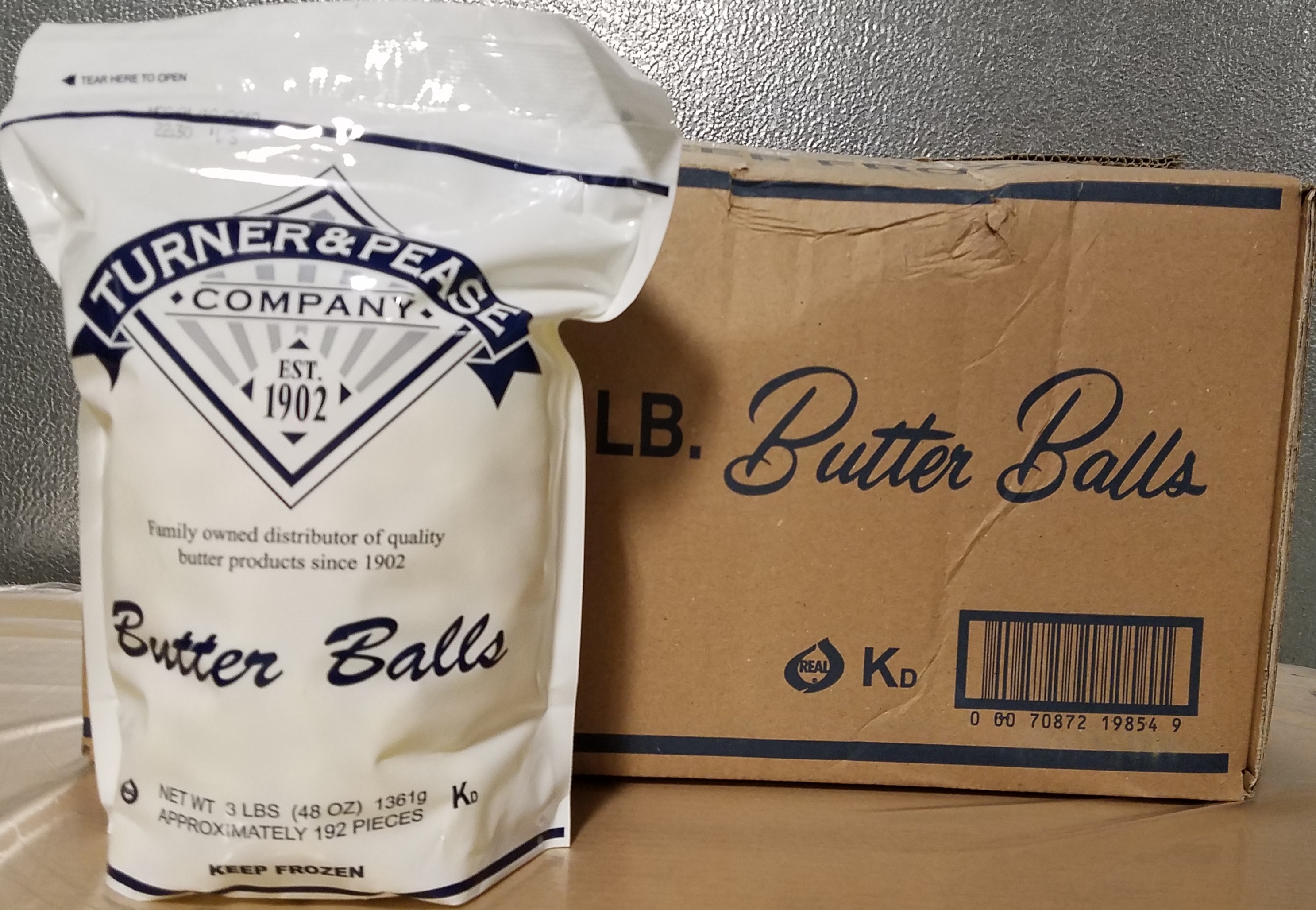Butter Balls Salted 6/3lb - Sold by PACK
