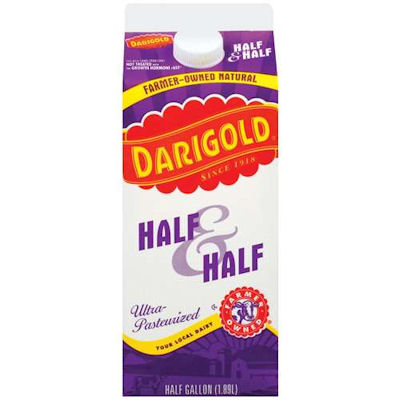 Milk Half & Half Darigold 1/2 Gal 6ct - Sold by EA