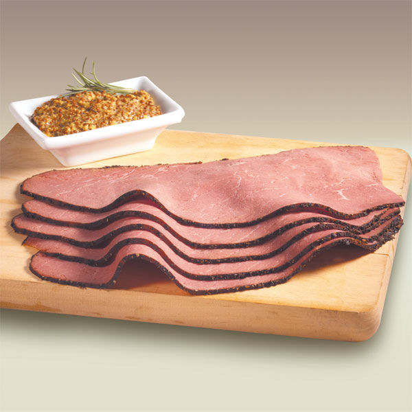 Pastrami Flat SLICED 6/2lb - Sold by EA
