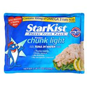 Tuna Chunk Light Pouch 6/43oz - Sold by EA