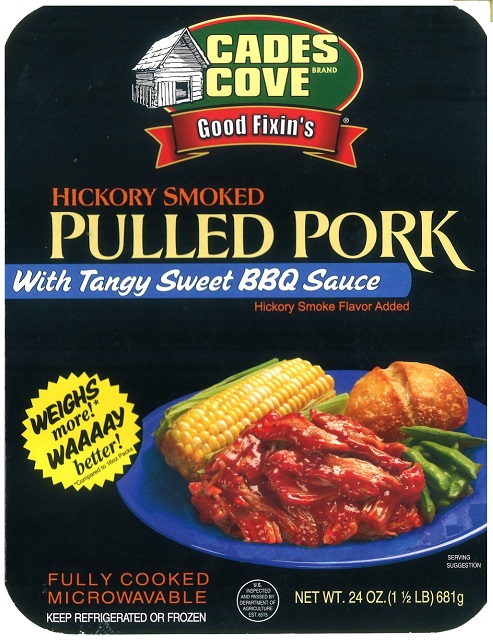Pulled Pork Hickory Smoked W/Sweet BBQ 24oz - Sold by EA