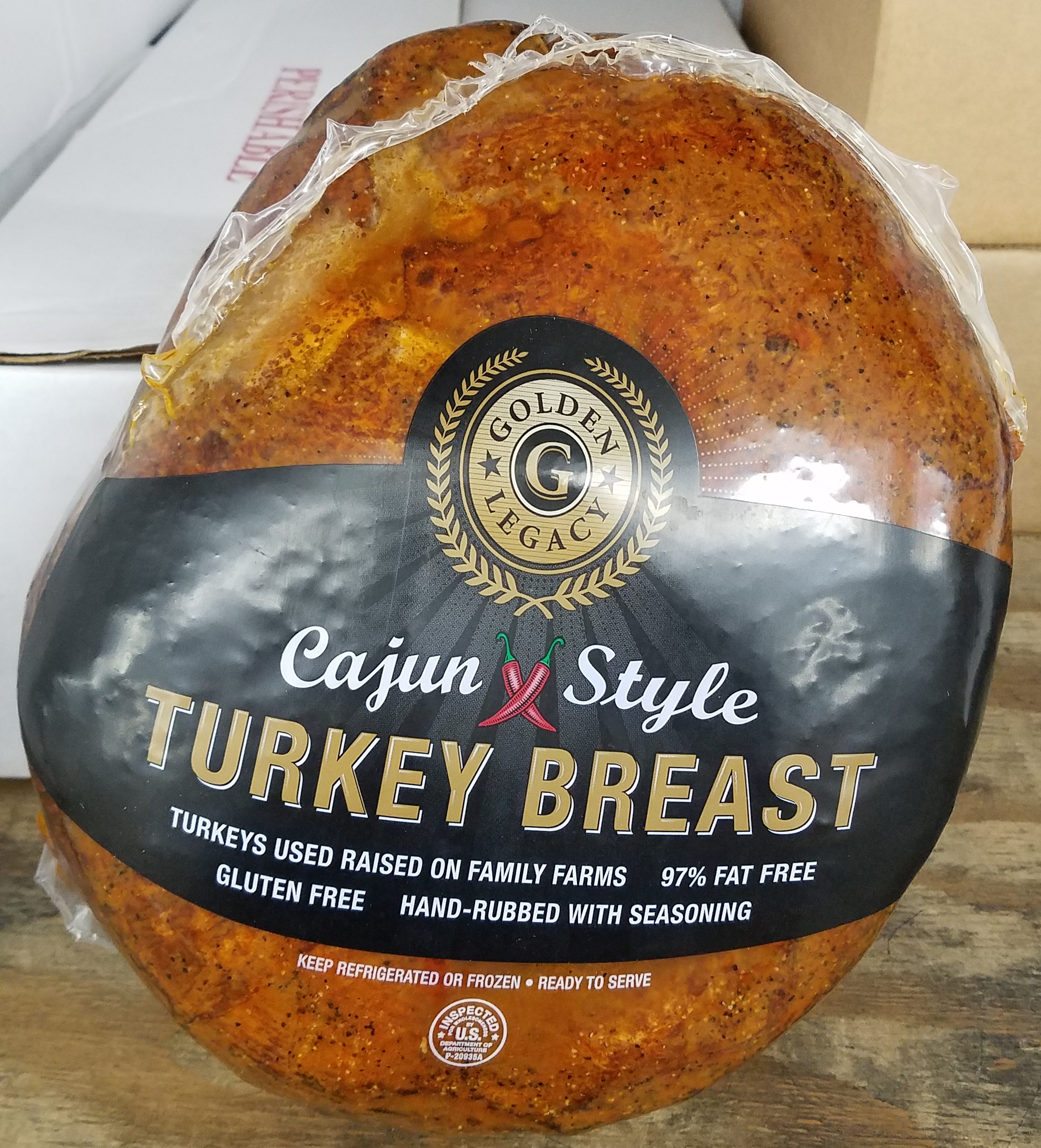 Turkey Breast Cajun 2/9lb - Sold by EA