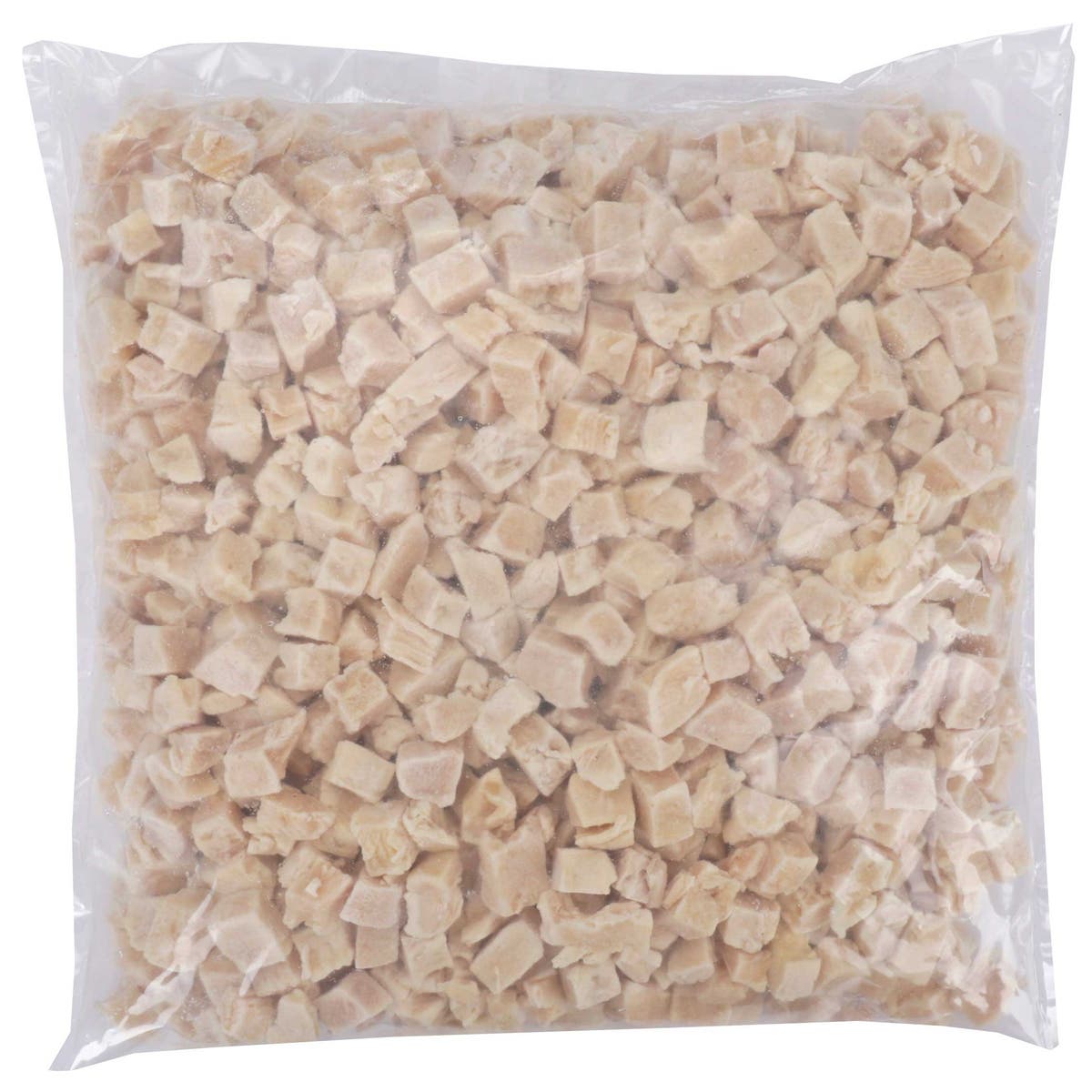 Chicken 1/2in. Diced White/Dk Cooked 2/5lb Brakebush (5254) - Sold by EA