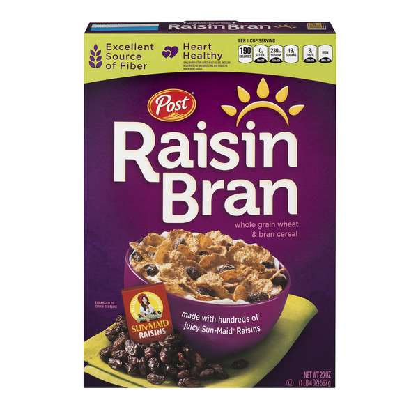 Cereal Raisin Bran 12/20oz - Sold by EA