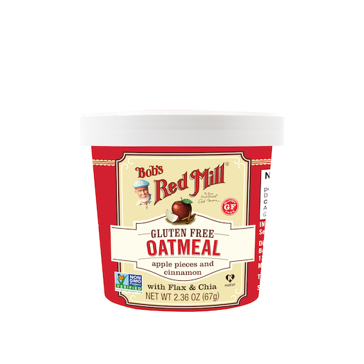 Oatmeal Cup Apple Cinnamon 12/2.36oz - Sold by PACK