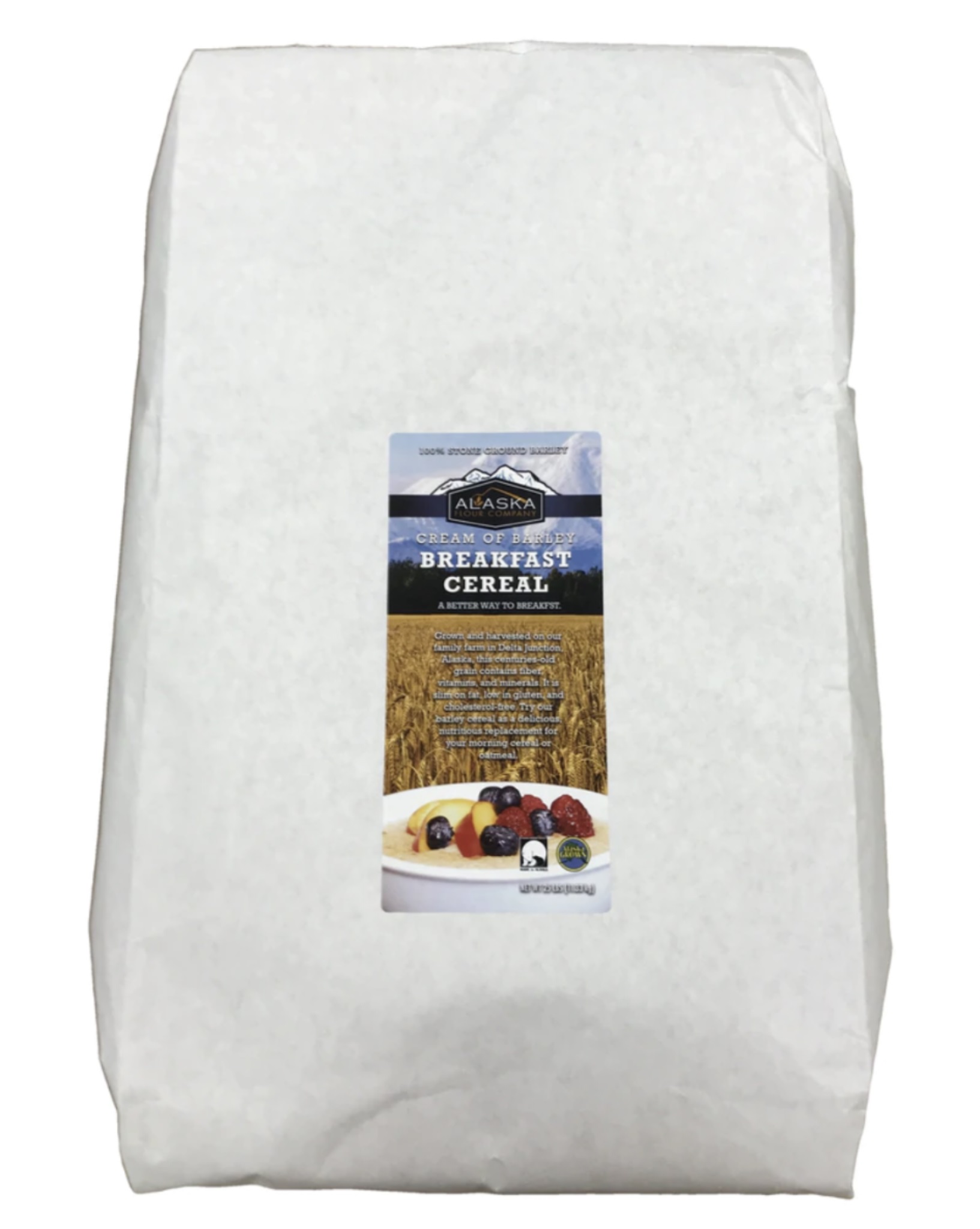 Barley Cream of, Breakfast Cereal 25lb AK Flour Company - Sold by PACK