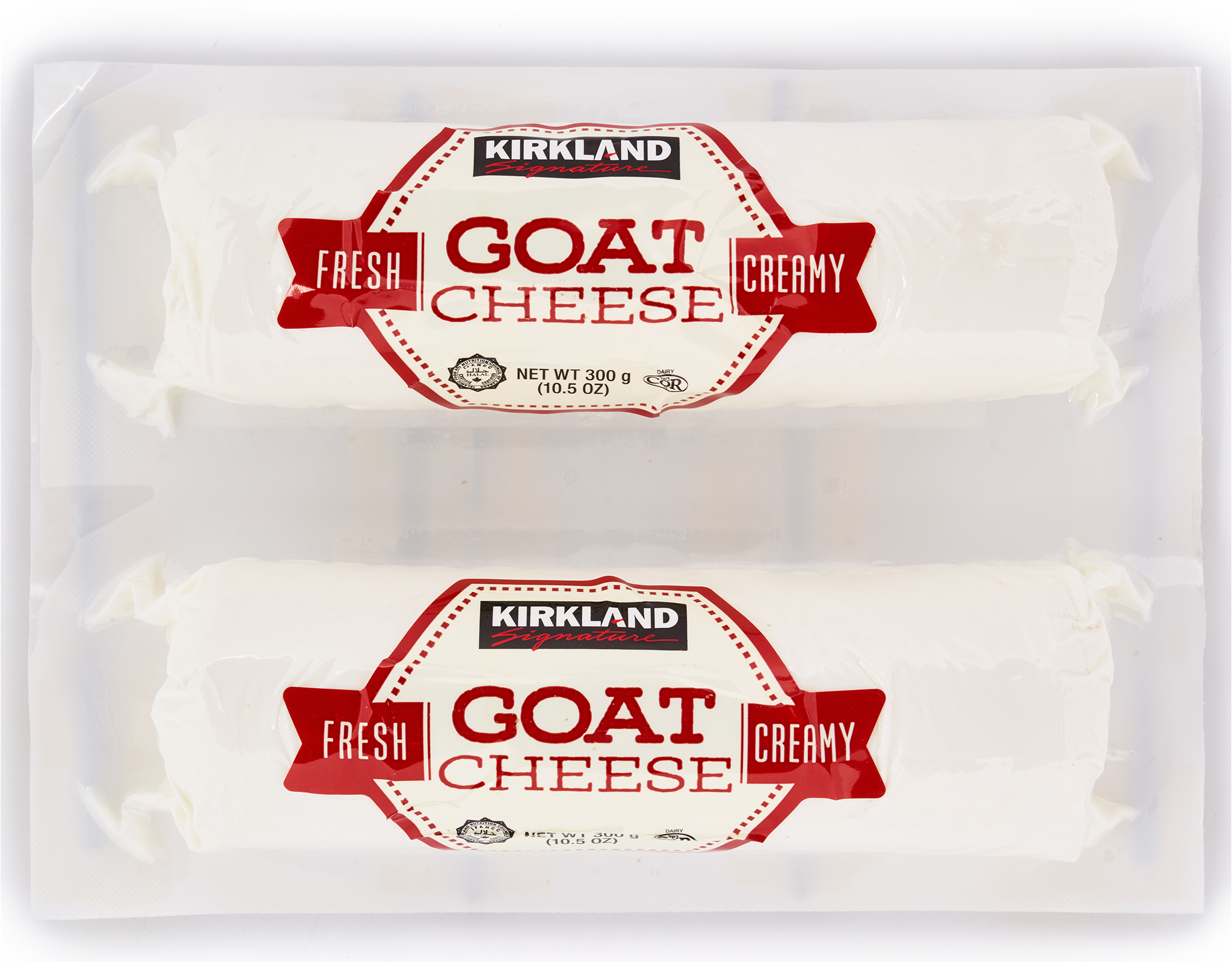 Cheese Goat Cheese Log 2/10.5oz - Sold by PACK