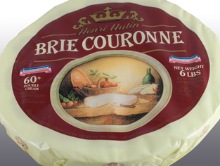 Cheese Wheel Brie 1/6.6lb Couronne - Sold by PACK