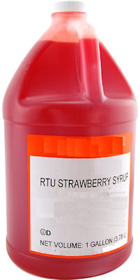 Syrup RTU Strawberry 4/1Gal - Sold by PACK