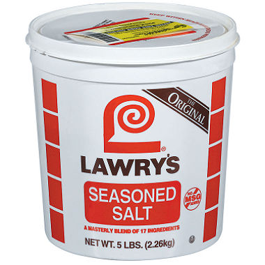 Seasoning Salt 4/5lb Lawry's - Sold by EA