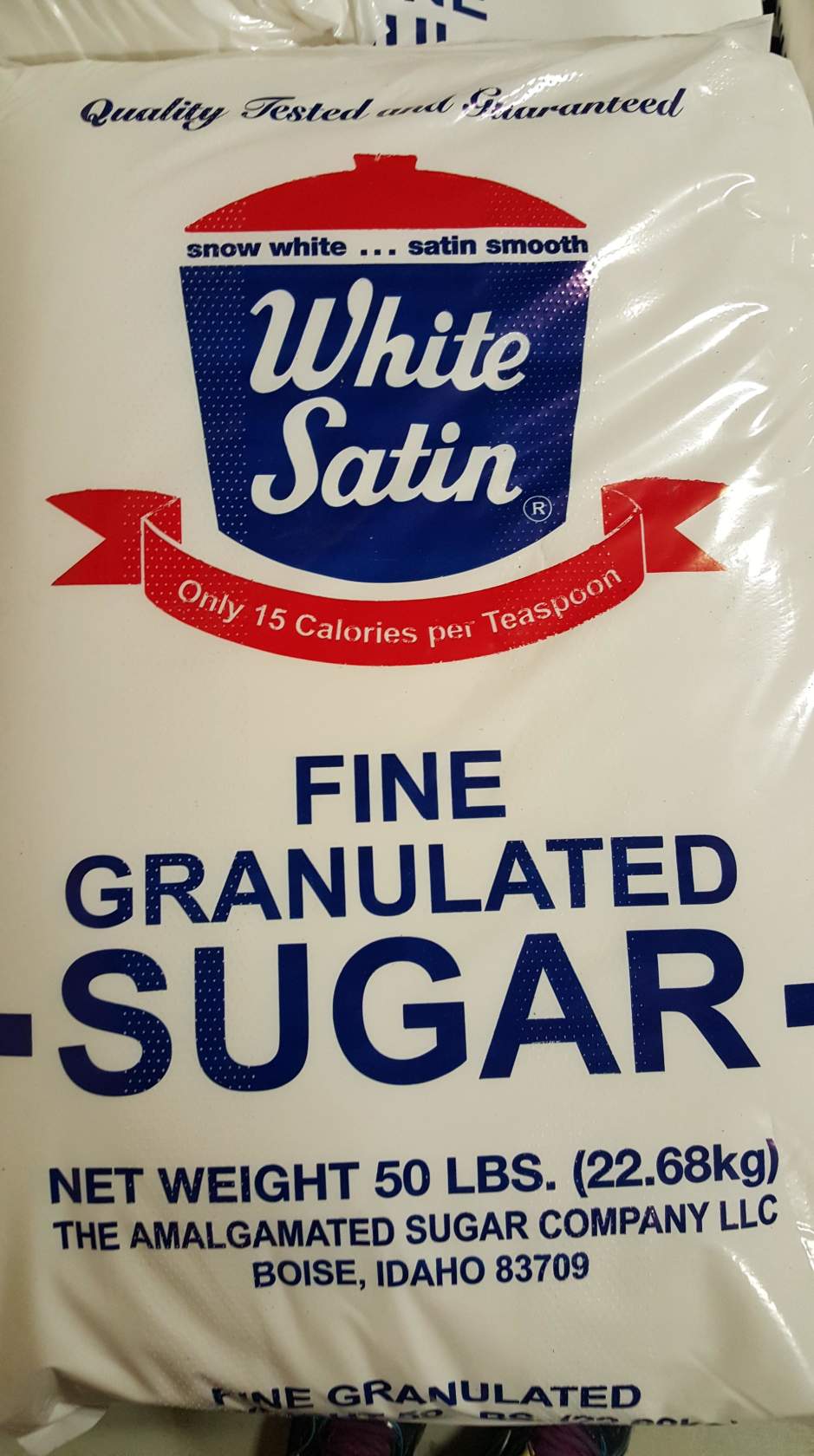 Sugar Granulated 50lb - Sold by PACK