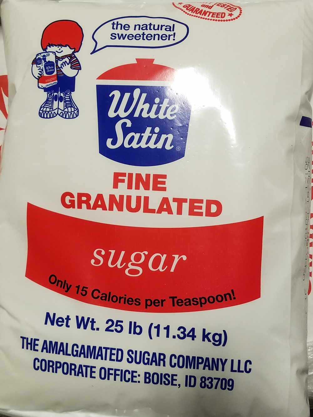 Sugar Granulated 25lb - Sold by PACK