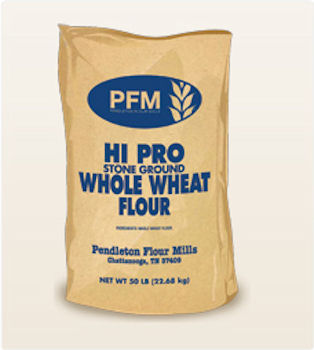 Flour Hi Pro Whole Wheat 50lb - Sold by PACK