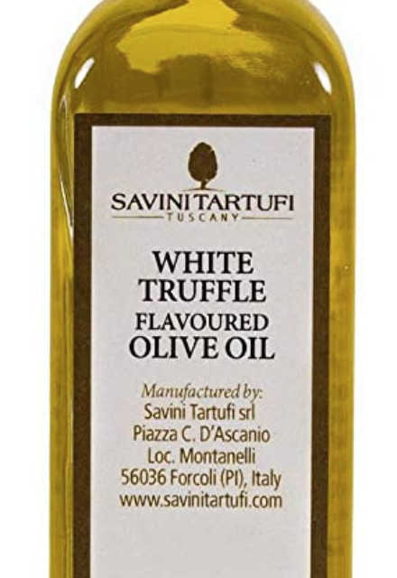 Oil Olive w/ White Truffle 12/250ml - Sold by EA