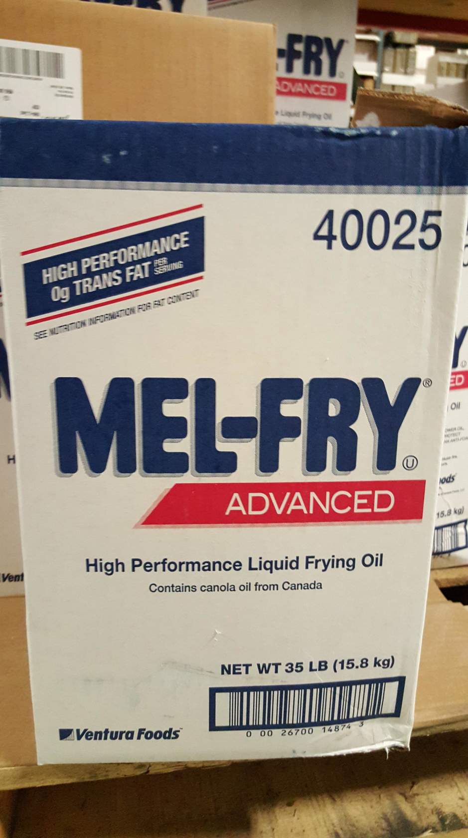 Shortening - Mel Fry Trans fat Free 35lb - Sold by PACK