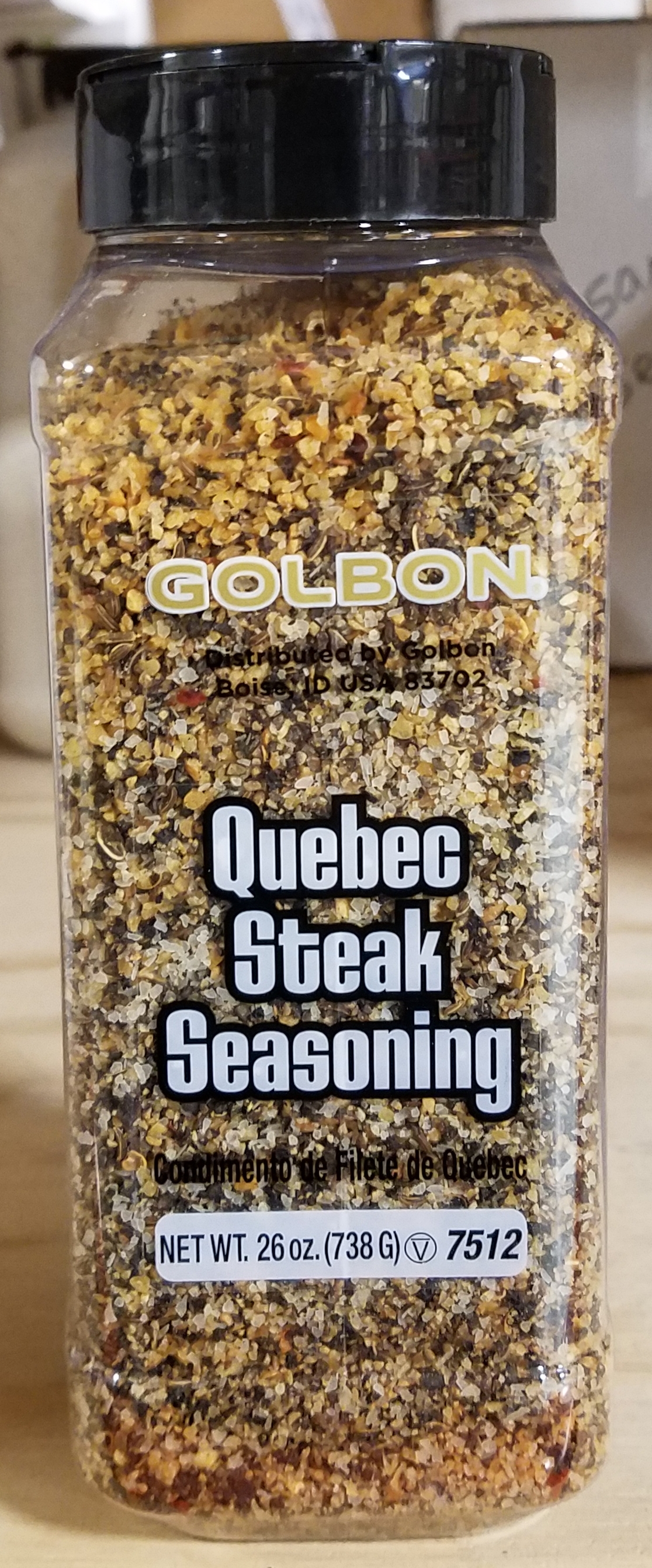 Quebec Steak Seasoning 3/PC5 (7lb) - Sold by EA - Click Image to Close