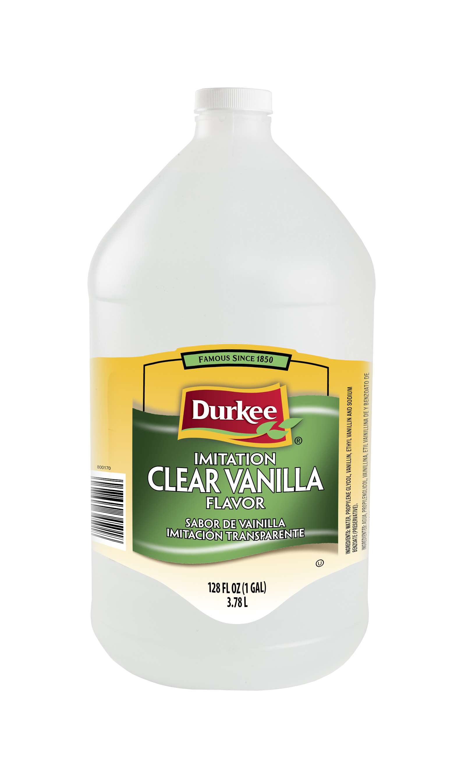 Vanilla Flavor Imatation Clear 4/128oz - Sold by EA - Click Image to Close