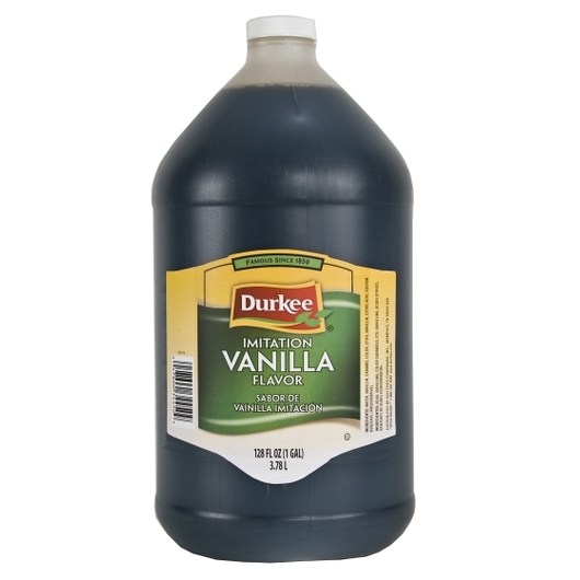 Vanilla Flavor Imitation (Brown) 4/128oz - Sold by EA