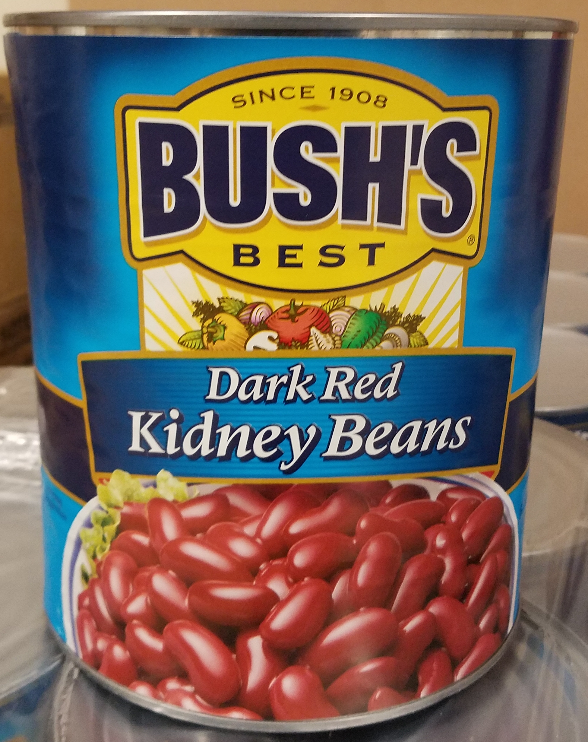 Beans Dark Red Kidney Beans Low Sodium 6/#10 - Sold by EA