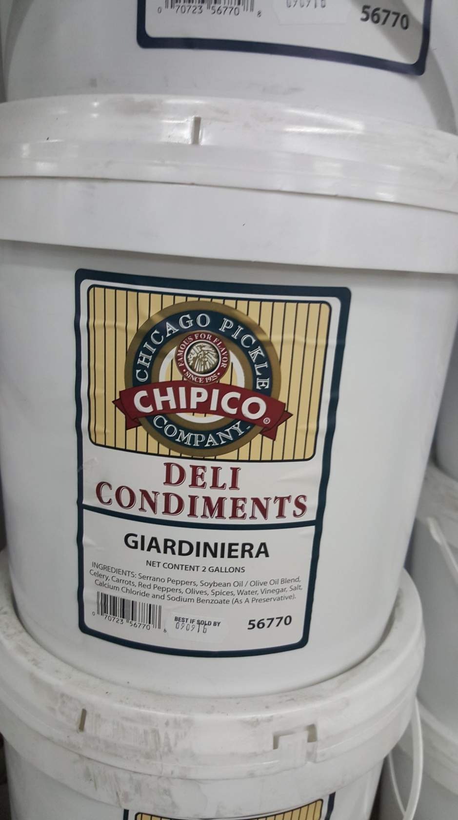 Giardiniera 2 Gal - Sold by PACK